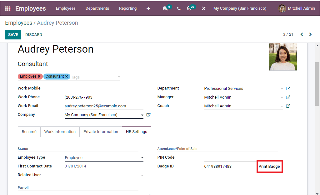 odoo-attendances