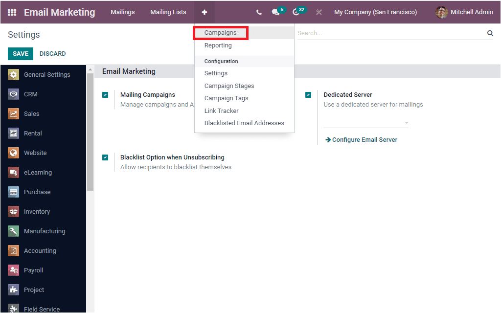 Odoo 15 Email Marketing 